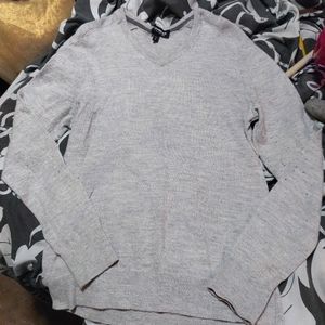 Express Sz Sm Gray Merino Wool Sweater